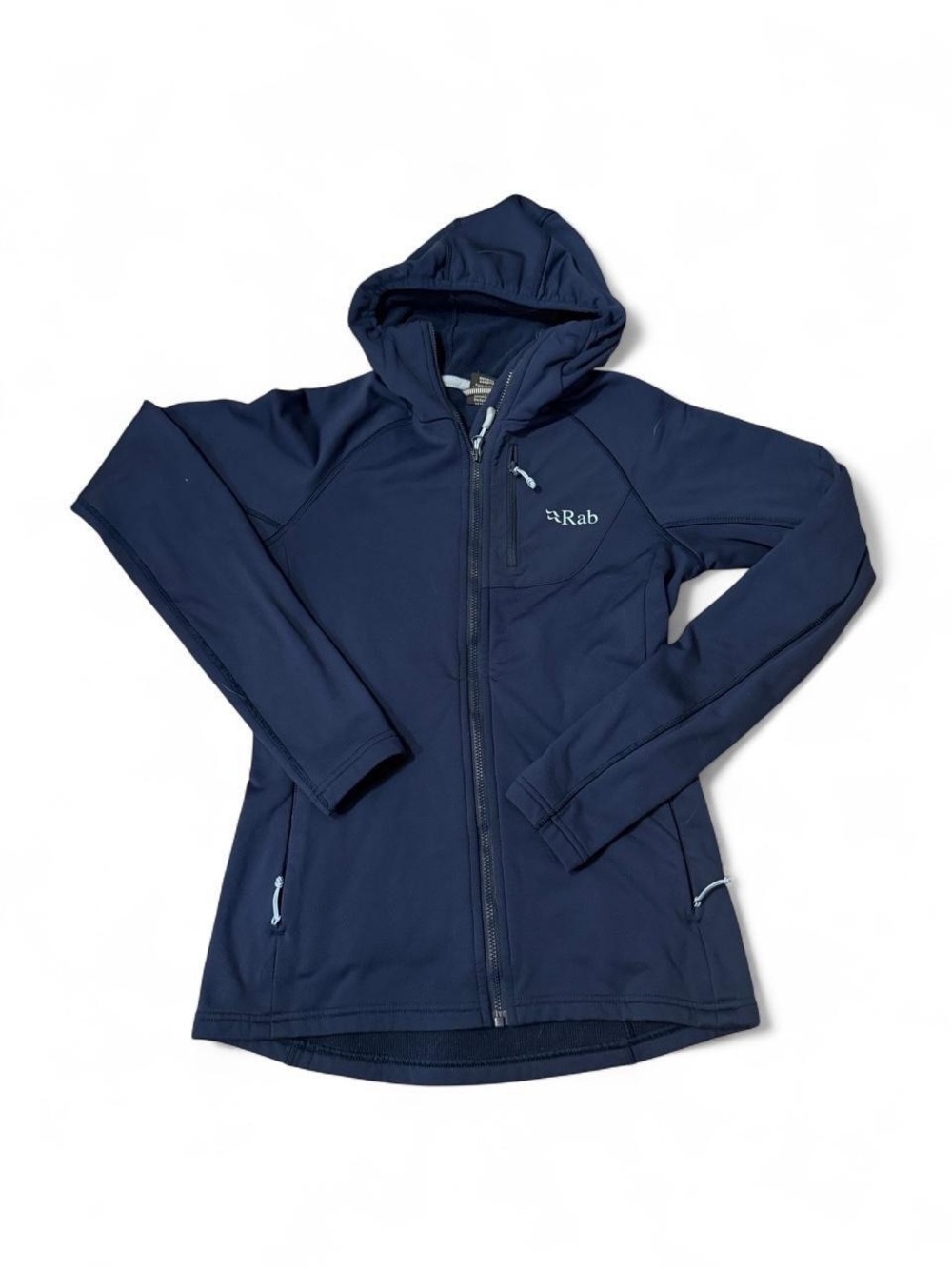Rab Women's Navy Hooded Softshell Jacket - Lightweight Outdoor Layer